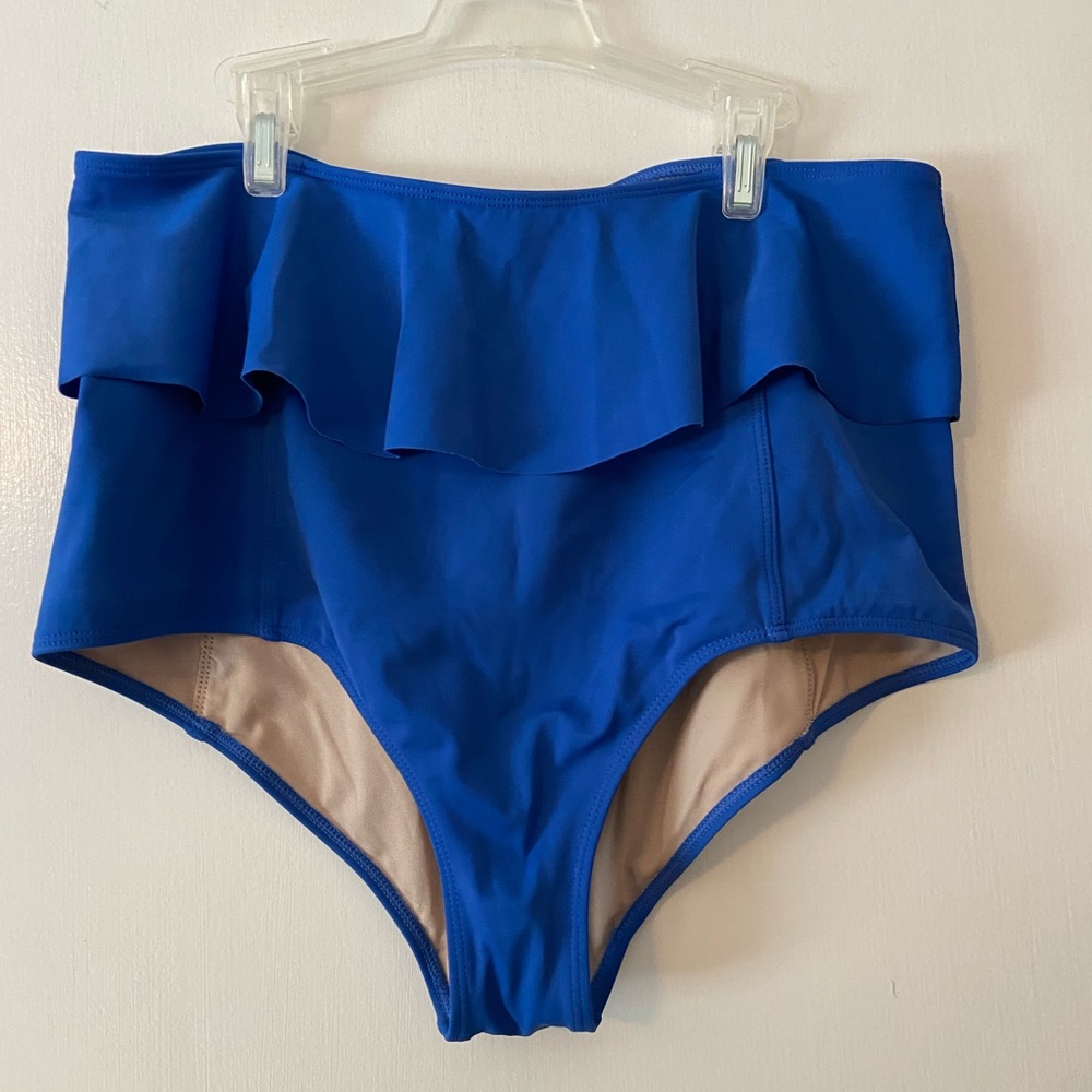 Kortni Jeane Swim high rise peplum bottoms